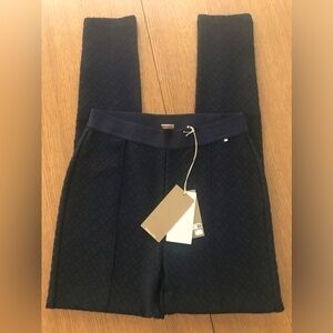 NWT Boss Women’s Extra Slim Fit Leggings in Power-Stretch Monogram Jacquard Sz M